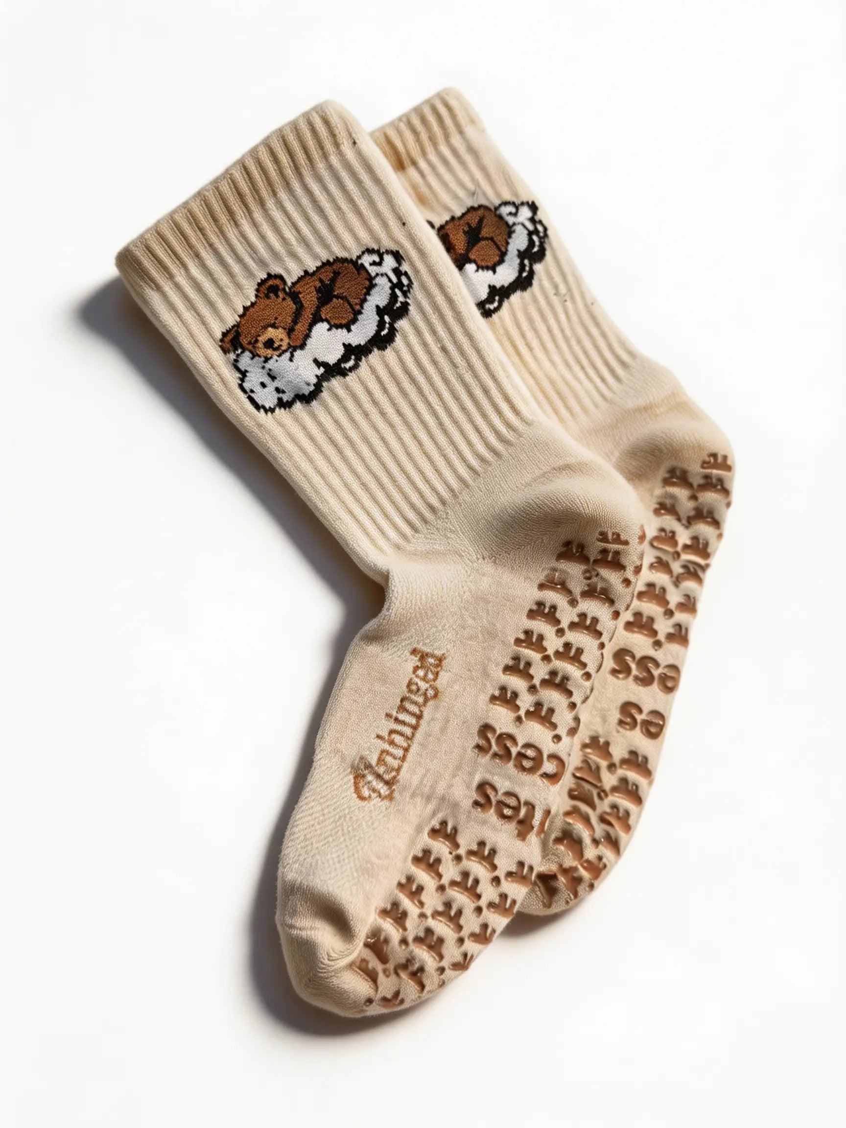 Dreamy Bear Pilates Grip Socks