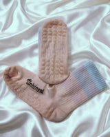 Pastel Cloud Pilates Grip Socks