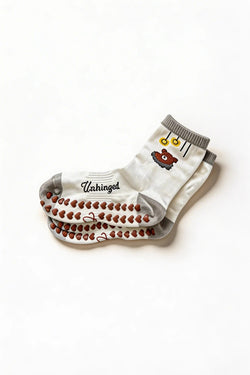 Beary Comfy Pilates Grip Socks