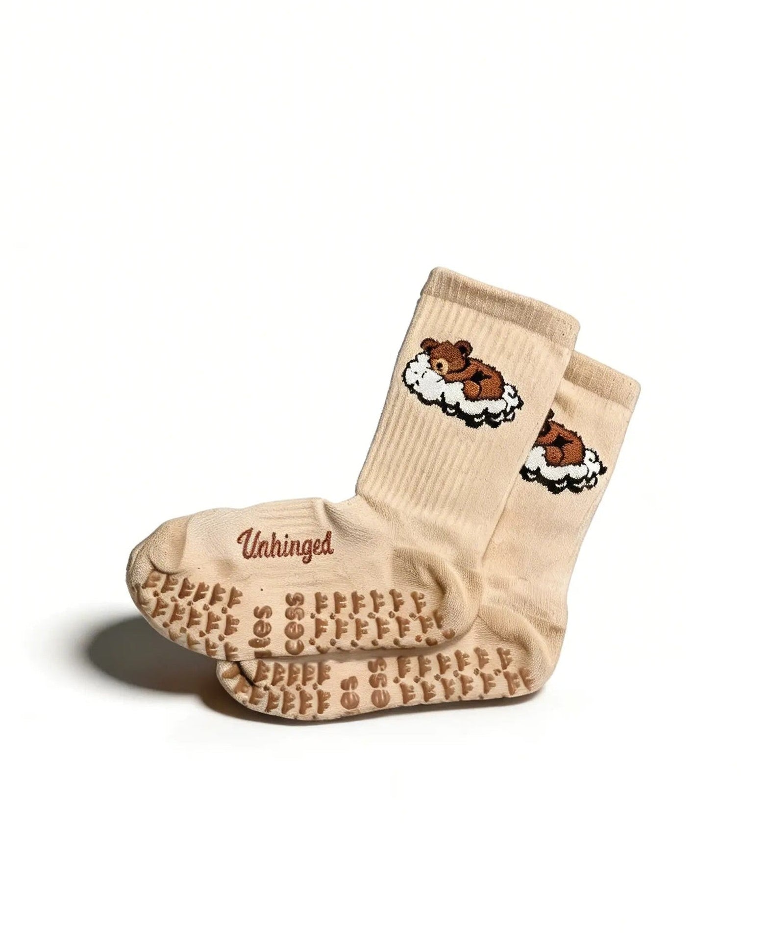 Dreamy Bear Pilates Grip Socks