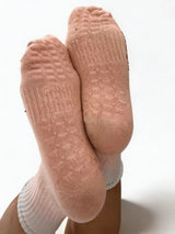 Pastel Cloud Pilates Grip Socks
